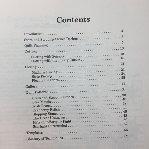 Stars & Stepping Stones Quilt Design Workbook By Marsha McCloskey - Picture 3 of 13